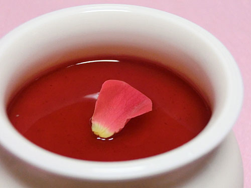薔薇(バラ)のプリン