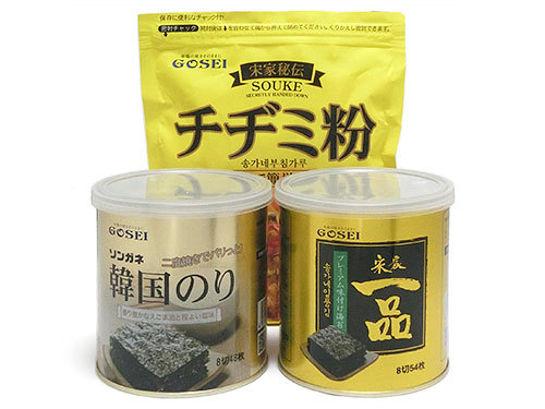 GOSEI 宋家秘伝 チヂミ粉、韓国海苔、宋家一品のり